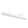 Gabinente Flotante Aluminio Led