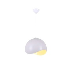 Lampara Colgante Blanca