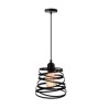 Lampara Colgante Retro Negro