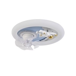 Lampara de techo infantil con ventilador