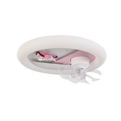 Lampara de techo infantil con ventilador